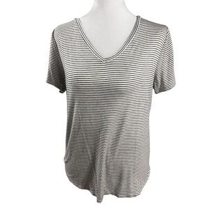 Green Envelope Monochrome Striped Tee